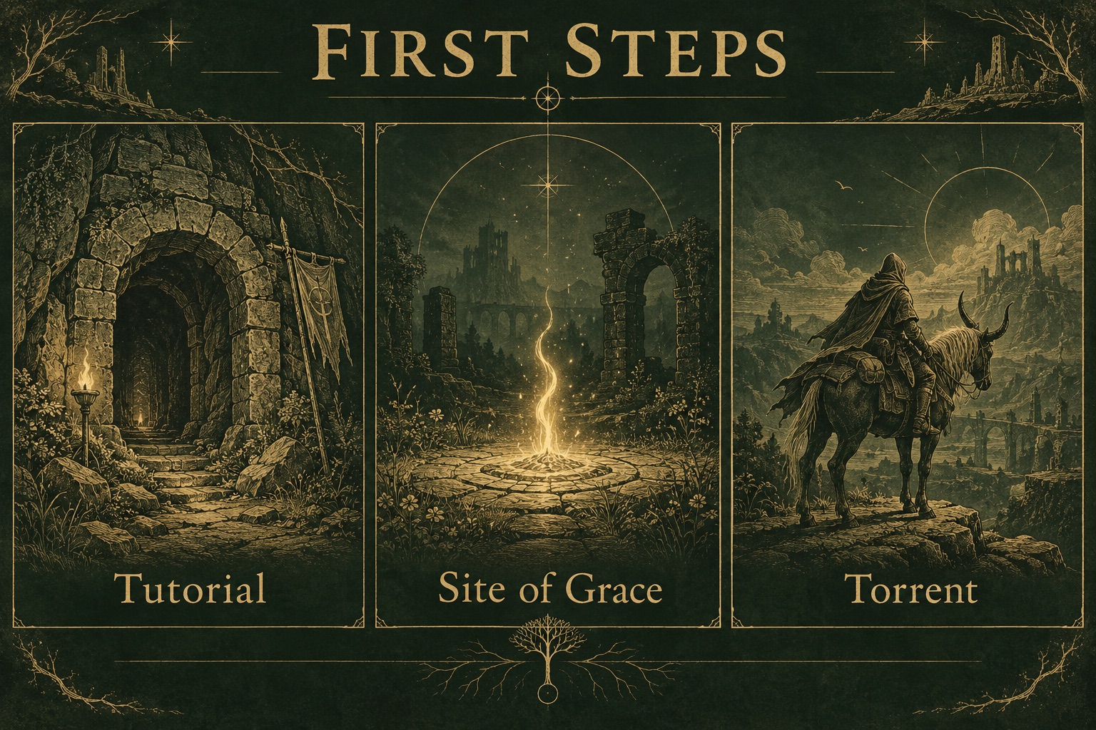 Illustrated sequence: tutorial, Grace and Torrent
