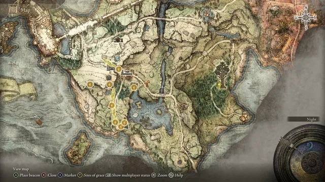 Official screenshot of the map interface